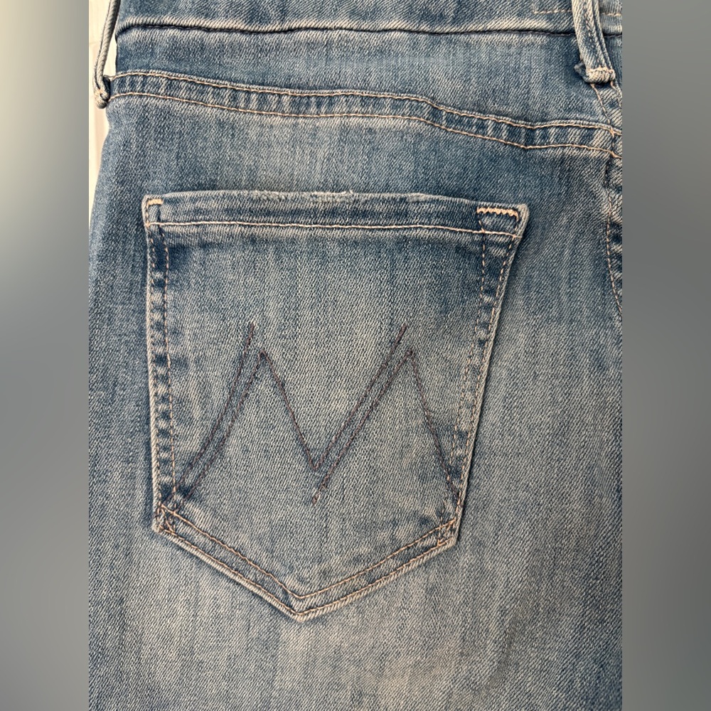NWOT Mother Jeans : The Roller Crop Snippet Fray - Picture 9 of 12